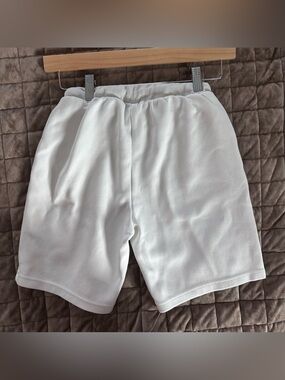 Boy’s White Casual Drawstring Shorts
